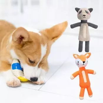 Мягкая игрушка для домашних животных Quick Rebound, не выцветает, стирается в мультфильмах Cow