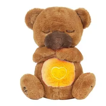 Мягкая игрушка для спящего животного с дыхательным движением и музыкой, плюшевая игрушка для сна, музыкальная шкатулка для спящего животного из плюша, игрушки для новорожденных One Size