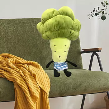 Мягкая игрушка для украшения комнаты, брокколи, удобная милая плюшевая игрушка для овощей, милая плюшевая кукла для