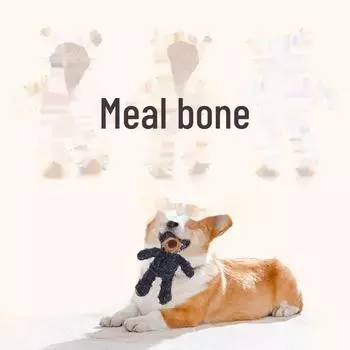 Мягкая игрушка для жевания собак «Нищий медведь» — игрушка для чистки и скрежетания зубами жёлтый