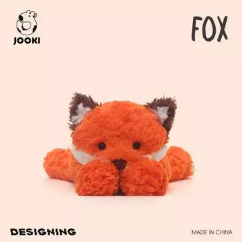 Мягкая игрушка «Лиса» — ультрамягкая мягкая игрушка, подушка для сна и подарок на день рождения для детей 35cm