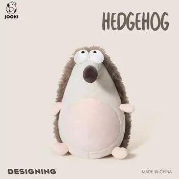 Мягкая игрушка ёжик - ультрамягкая мягкая игрушка, подушка для сна и подарок на день рождения для детей 27CM