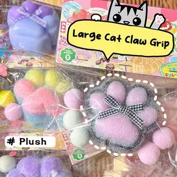 Мягкая игрушка-фиджет Cat Paw Mochi Taba, милая плюшевая игрушка-кошачья лапка, силиконовая игрушка с медленным отскоком и декомпрессией, игрушка для снятия стресса as the picture