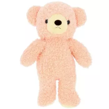 Мягкая игрушка Fluffy Rose M, высота, сделано в Японии Медведь, размер, животное, 29 см, Япония, ручная работа, ярко-розовый