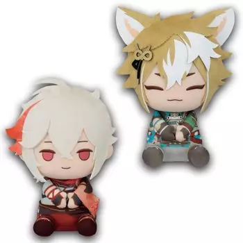 Мягкая игрушка Genshin Big Pofutto Kaedehara Manyo Goro, набор из 2-х типов, 20 см, официальные товары, том 3, прибл.