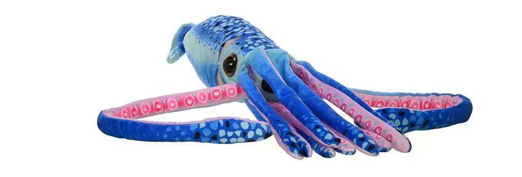 Мягкая игрушка гигантский кальмар Wild Republic Deep Sea Life Blue 20 23548