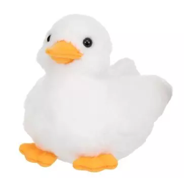 Мягкая игрушка IWAYA Ecokoe Cold Duck, официально сертифицированная Cold Duck Shiratama, не требующая батареек, кричащая, движущаяся мягкая игрушка, сертифицированная ST W90 x