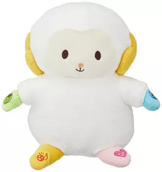 Мягкая игрушка IWAYA Ikuno Hug Merry ST Mark Ages 0 and Music Playing, которую можно стирать (Выбор Моцарта) Сертификация, вверх, Игрушка,