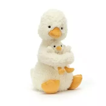 Мягкая игрушка Jellycat Huddles в виде утки размером 10 дюймов, утенок, мягкие игрушки, классический детский подарок | & |