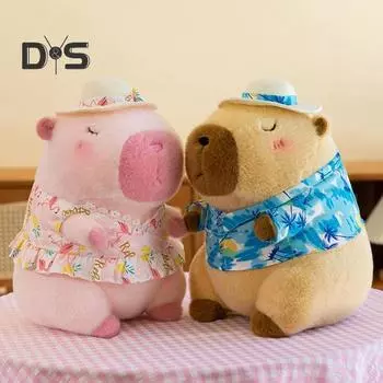 Мягкая игрушка капибара 12 дюймов, мягкая и приятная на ощупь игрушка для детей и взрослых, реалистичная подушка капибара, подарок капибара для любителей животных 30 cm