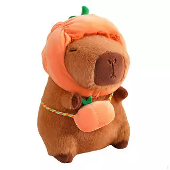 Мягкая игрушка Капибара для детей и взрослых pumpkin 28cm