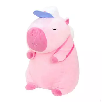 Мягкая игрушка Капибара для детей и взрослых Pink 22cm