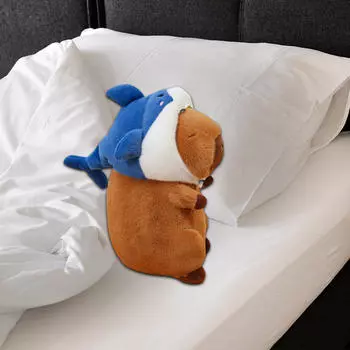 Мягкая игрушка капибара, симпатичное чучело, удобное, украшение для дома, коллекционное, плюшевое 30cm