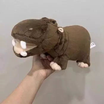 Мягкая игрушка карликовый бегемот, мягкие игрушки в виде бегемота, милые плюшевые игрушки в виде бегемота для детской спальни и игровой комнаты