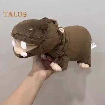 Мягкая игрушка карликовый бегемот, мягкие игрушки в виде бегемота, милые плюшевые игрушки в виде бегемота для детской спальни и игровой комнаты Hippo