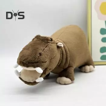 Мягкая игрушка карликовый бегемот, мягкие игрушки в виде бегемота, милые плюшевые игрушки в виде бегемота для детской спальни и игровой комнаты Hippo