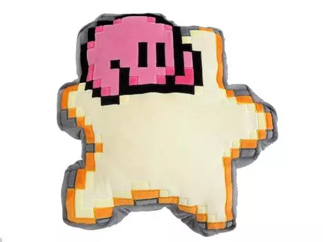 Мягкая игрушка Kirby Cushion Classic B, высота 38 см (Варп-звезда)