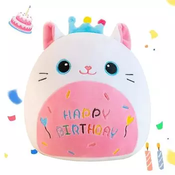 мягкая игрушка кошка милый кот мягкая игрушка подушка подарок на день рождения белый день рождения пожелания для детей мальчик для девочек украшение на день рождения белый кот
