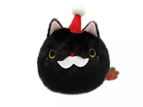 Мягкая игрушка Кот Данго Высота 9 см Санта Рождество