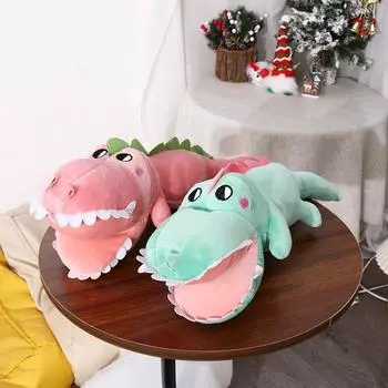 Мягкая игрушка Крокодил Куклы Крокодил Крокодил Мягкая подушка Детский друг зелёный