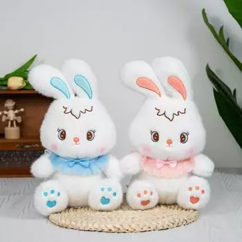 Мягкая игрушка кролик милая спящая подушка девочка большой белый кролик кукла кукла кролик тряпичная кукла 30cm