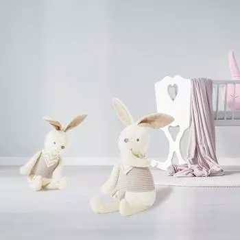 Мягкая игрушка кролик плюшевая игрушка кролик плюшевая игрушка приятная игрушка спящая кукла для малышей мультяшная кукла игрушка для сна комфортная кукла