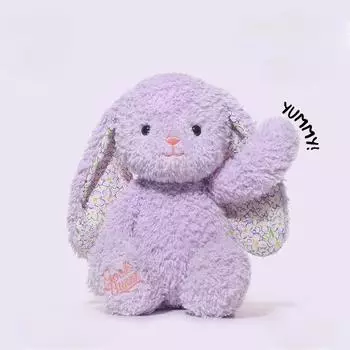 Мягкая игрушка кролик Ями, супер мягкая милая кукла-зайчик, кукла-комфорт 38cm фиолетовый