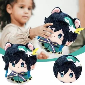 Мягкая игрушка кукла, аниме фигурка хлопковая мягкая игрушка подарок для фанатов игры One Size небесно-голубой
