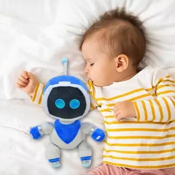 Мягкая игрушка-кукла Astro Bot для фанатов игр. Мягкая кукла-фигурка для детей и взрослых, вдохновленная популярной игрой. Подарочный выбор для мальчиков и девочек на Рождество. синий