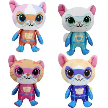 Мягкая игрушка-кукла Superkitties 18cm жёлтый