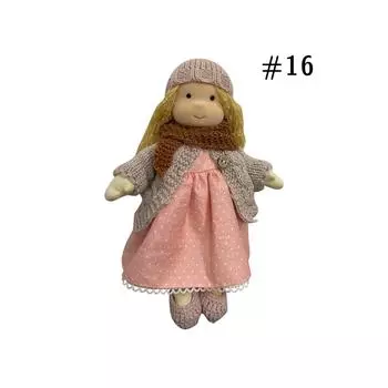 Мягкая игрушка кукла, тряпичная кукла для малышей, подходит для девочек, подарок на день рождения, рождественский подарок на плюшевую игрушку One Size
