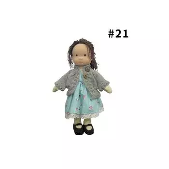 Мягкая игрушка кукла, тряпичная кукла для малышей, подходит для девочек, подарок на день рождения, рождественский подарок на плюшевую игрушку One Size