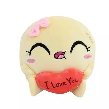 Мягкая игрушка-кукла, тряпичная кукла для малышей, подходит для девочек в подарок на день рождения, плюшевая игрушка в подарок One Size