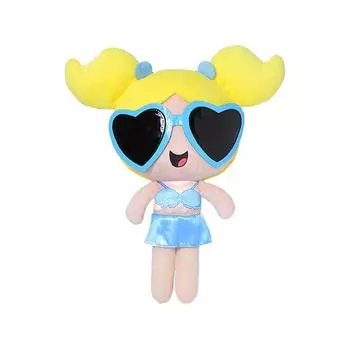 Мягкая игрушка кукла, тряпичная кукла для малышей, подходит для девочек, подарок на день рождения, рождественский подарок на плюшевую игрушку One Size синий