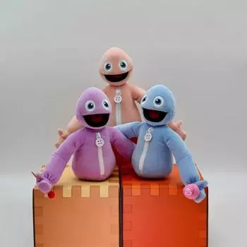 Мягкая игрушка кукла, тряпичная кукла для малышей, подходит для девочек, подарок на день рождения, рождественский подарок на плюшевую игрушку One Size синий