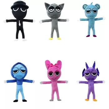 Мягкая игрушка кукла, тряпичная кукла для малышей, подходит для девочек, подарок на день рождения, рождественский подарок на плюшевую игрушку чёрный