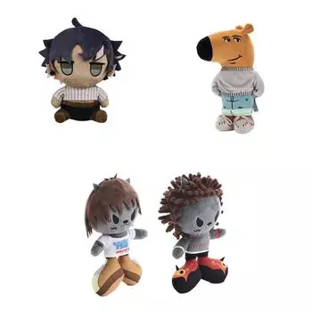 Мягкая игрушка кукла, тряпичная кукла для малышей, подходит для девочек, подарок на день рождения, рождественский подарок на плюшевую игрушку One Size чёрный