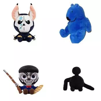 Мягкая игрушка кукла, тряпичная кукла для малышей, подходит для девочек, подарок на день рождения, рождественский подарок на плюшевую игрушку One Size чёрный