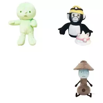 Мягкая игрушка кукла, тряпичная кукла для малышей, подходит для девочек, подарок на день рождения, рождественский подарок на плюшевую игрушку One Size чёрный