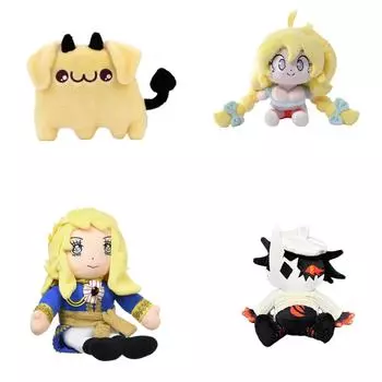 Мягкая игрушка кукла, тряпичная кукла для малышей, подходит для девочек, подарок на день рождения, рождественский подарок на плюшевую игрушку One Size чёрный