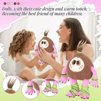 Мягкая игрушка кукла, тряпичная кукла для малышей, подходит для девочек, подарок на день рождения, рождественский подарок на плюшевую игрушку One Size