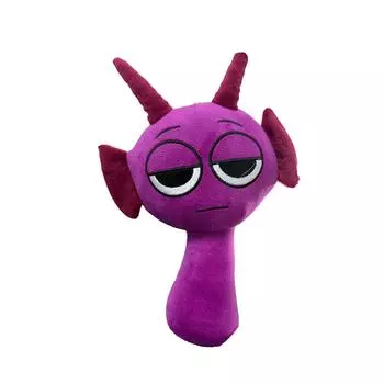 Мягкая игрушка кукла, тряпичная кукла для малышей, подходит для девочек, подарок на день рождения, рождественский подарок на плюшевую игрушку One Size фиолетовый