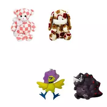 Мягкая игрушка кукла, тряпичная кукла для малышей, подходит для девочек, подарок на день рождения, рождественский подарок на плюшевую игрушку One Size