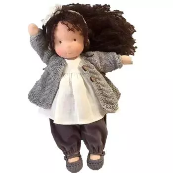 Мягкая игрушка кукла, тряпичная кукла для малышей, подходит для девочек, подарок на день рождения, рождественский подарок на плюшевую игрушку One Size