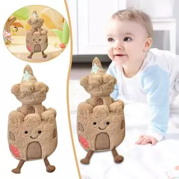 Мягкая игрушка кукла, тряпичная кукла для малышей, подходит для девочек, подарок на день рождения, рождественский подарок на плюшевую игрушку One Size