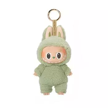 Мягкая игрушка LABUBU THE MONSTERS, Вкусные макаруны Виниловое лицо Игрушки-сюрпризы Подарок зелёный