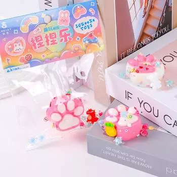 Мягкая игрушка-лапка из мультфильма «Кошачья лапка», мягкие игрушки-моти, симпатичные, медленно восстанавливающиеся, антистрессовые игрушки для детей и взрослых, подарки