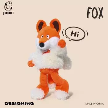 Мягкая игрушка «Лиса» — ультрамягкая мягкая игрушка, подушка для сна и подарок на день рождения для детей total length about 50cm