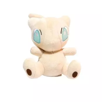 Мягкая игрушка маленькая маленького размера M Mew водяные глаза подушка тело подушка кукла товары дети 17см Поставляется с бумажным пакетом Отечественный до 5 Поставляется с бумажным пакетом красный