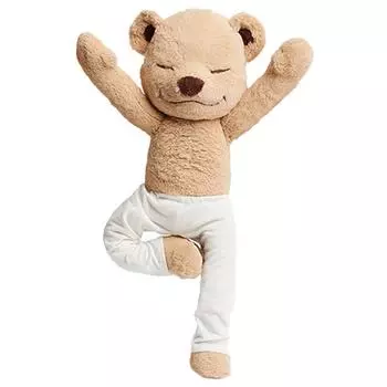 Мягкая игрушка медведь Различные действия Мультфильм Интересные плюшевые животные Куклы для детей Взрослых Йога